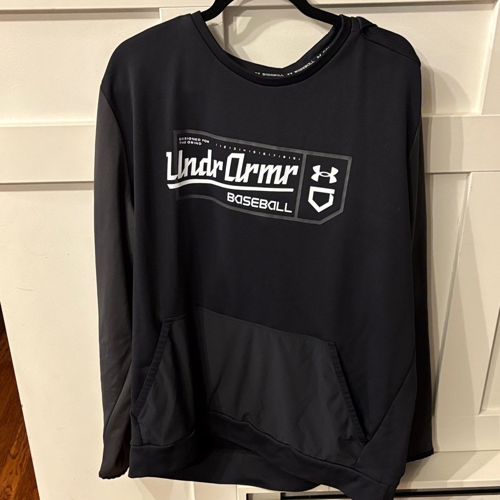 Under Armour Black Baseball Pullover